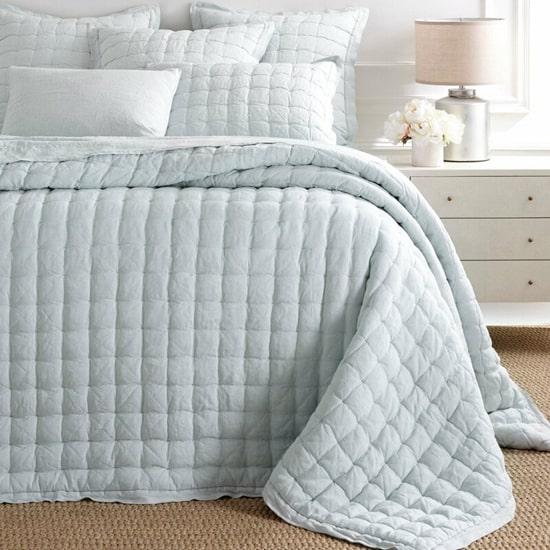 cxmicrotex Luksuriøs ægte sømme forvasket mikrofiberbroderet quiltsæt