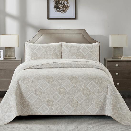 cxmicrotex Diamond Jacquard Quilt Weave Sengesæt