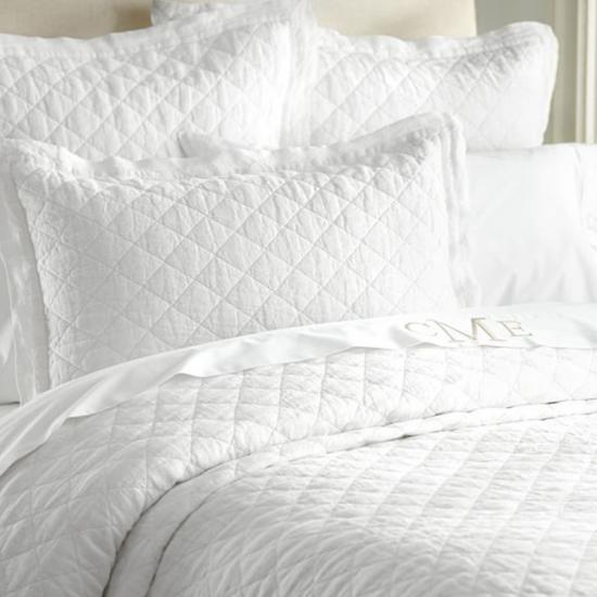 Ultra Soft Diamond Quilting Solid Quilt Sæt
