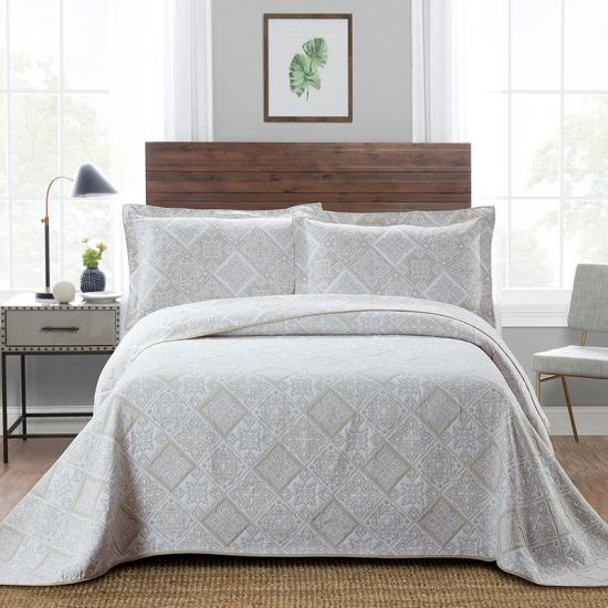 cxmicrotex Diamond Jacquard Quilt Weave Sengesæt